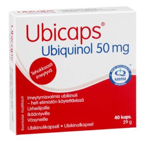 Ubicaps® Ubiquinol 50 mg, 40 caps.