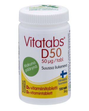 Vitatabs D 50 pear flavoured