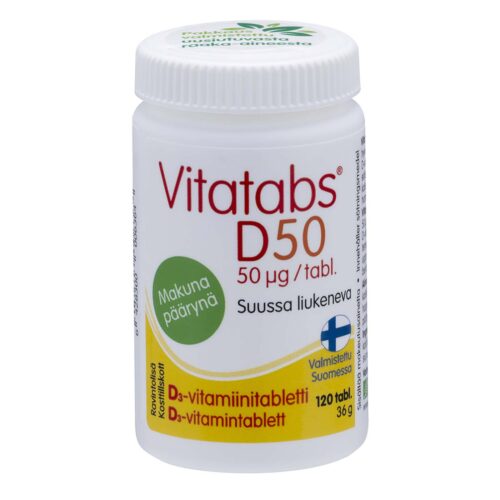 Vitatabs D 50 pear flavoured