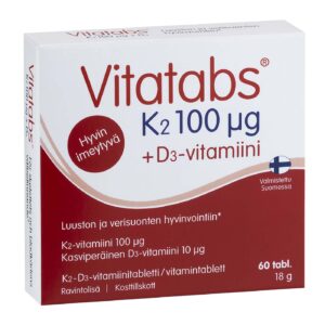 Vitatabs® K2 100 mcg +D3, 60 tabl.