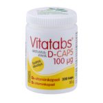 Vitatabs® D-Caps 100 µg, 200 caps.