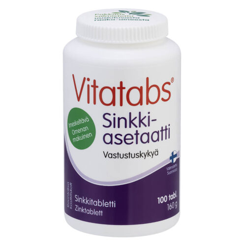 Vitatabs Zinc acetate supplement
