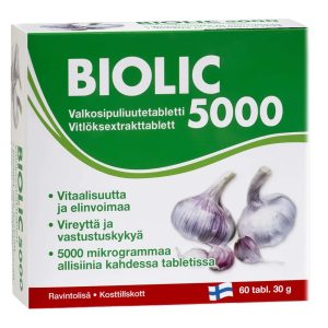 Biolic 5000 - Garlic Extract, 60 tabl.
