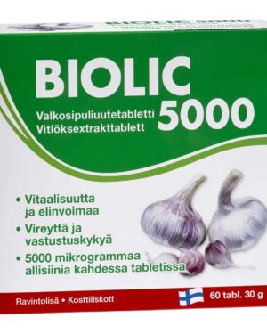 Biolic 5000 garlic supplement