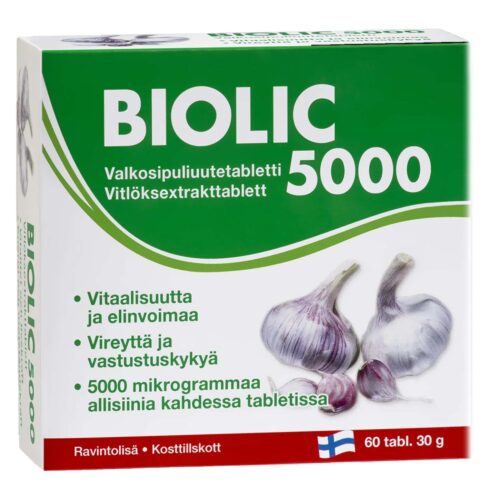 Biolic 5000 garlic supplement