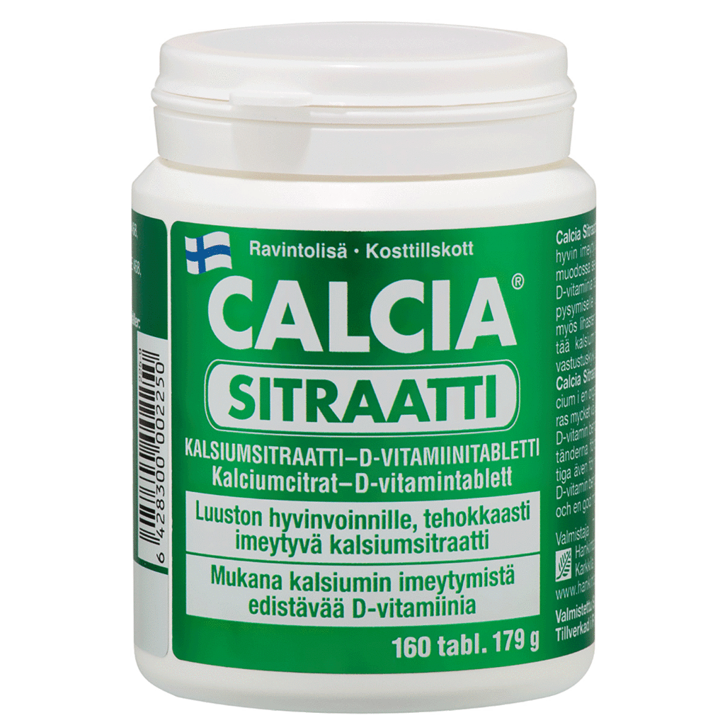 Calcia® Sitraatti, 160 tabl.