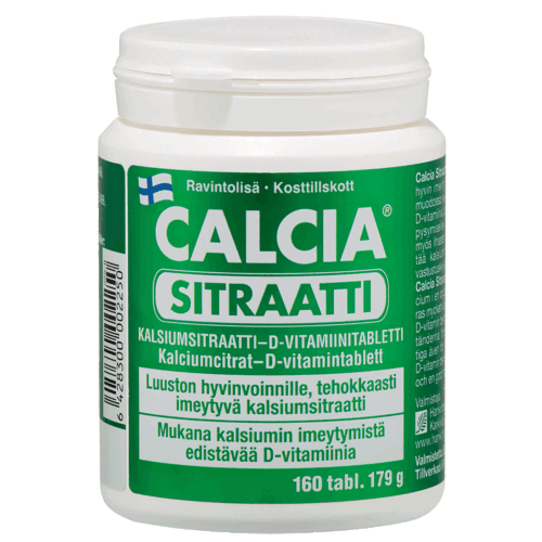 Calcia® Sitraatti, 160 tabl.