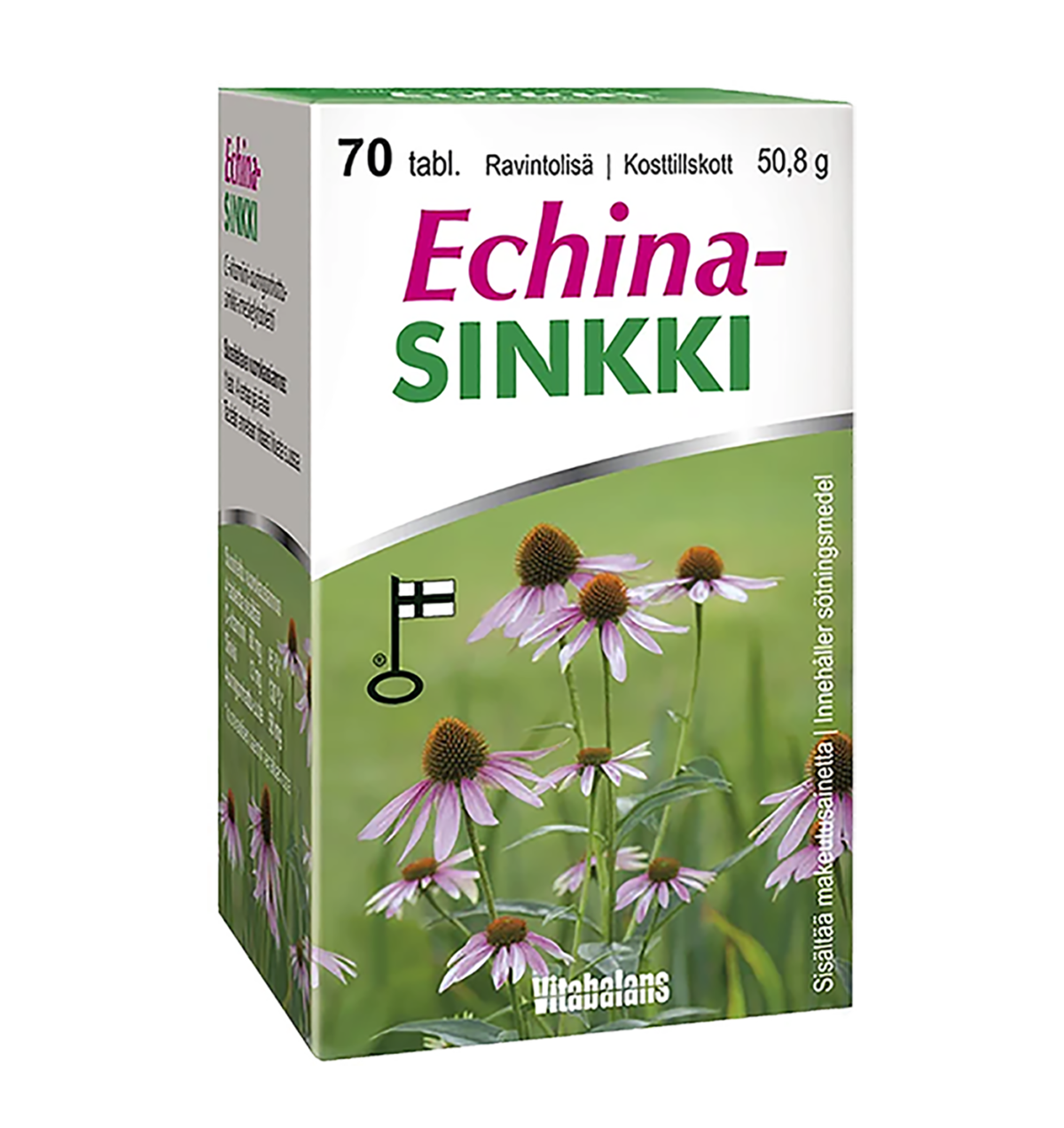 Echinacea Zinc, 70 tabl. Nordic Immunity Supplements