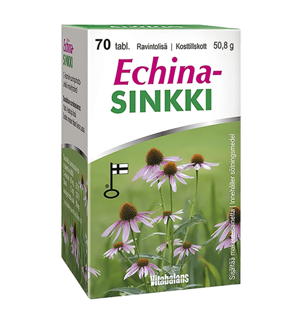 Echinacea Zinc, 70 tabl. Nordic Immunity Supplements