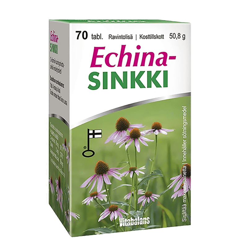 Echinacea Zinc, 70 tabl. Nordic Immunity Supplements