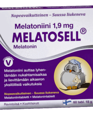Melatosell® Melatoniini 1,9 mg, 60 tabl.