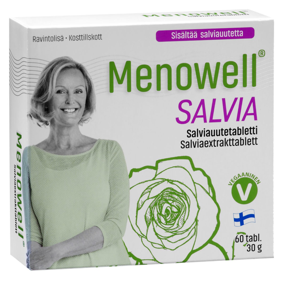Menowell®Salvia, 60 tabl. – Nordic Immunity Supplements