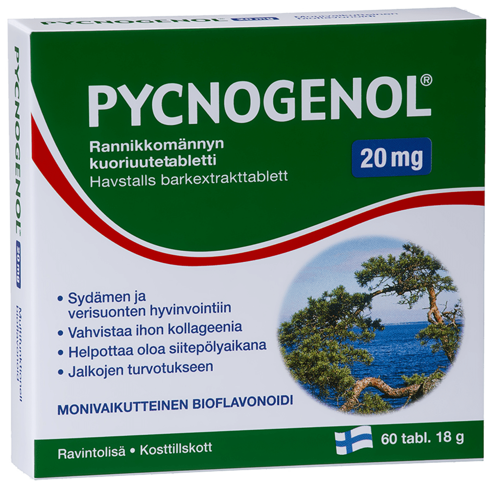 Pycnogenol® 20 mg, 60 tabl. Nordic Immunity Supplements