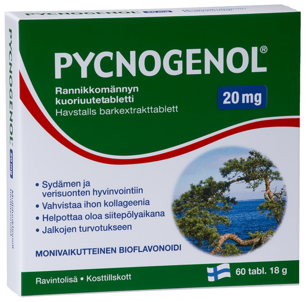 Pycnogenol® 20 mg, 60 tabl. Nordic Immunity Supplements