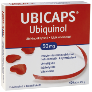 Ubicaps® Ubiquinol 50 mg, 40 caps.
