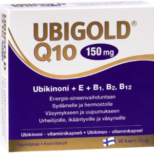 Ubigold® Q10 150 mg, 60 caps.