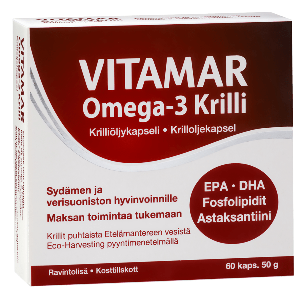 Vitamar Omega-3 Krilli, 60 caps.