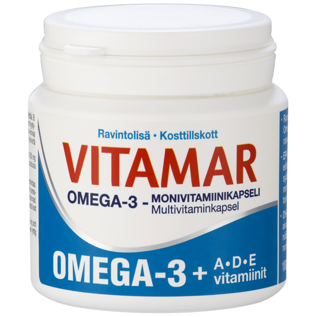 Vitamar Omega-3 + ADE, 100 caps.
