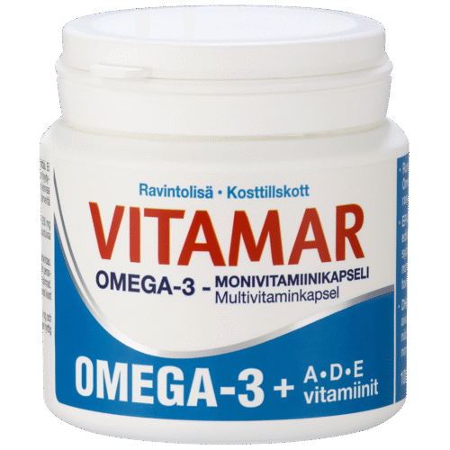Vitamar Omega-3 + ADE, 100 caps.