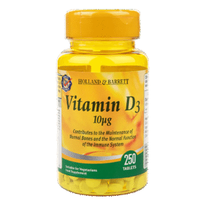 Vitamin D3 250 Tablets 10ug