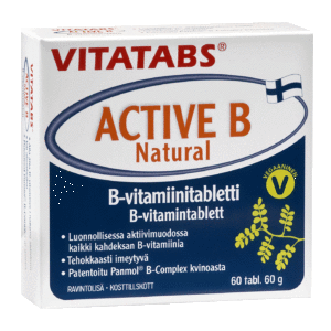 Vitatabs® Active B Natural, 60 tabl.