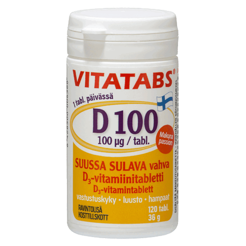 Vitatabs® D 100 Passion, 120 tabl.