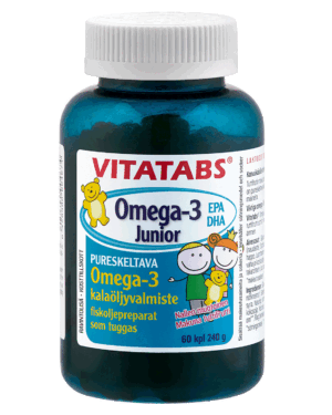 Vitatabs ® Omega-3 Junior, 60 gummies
