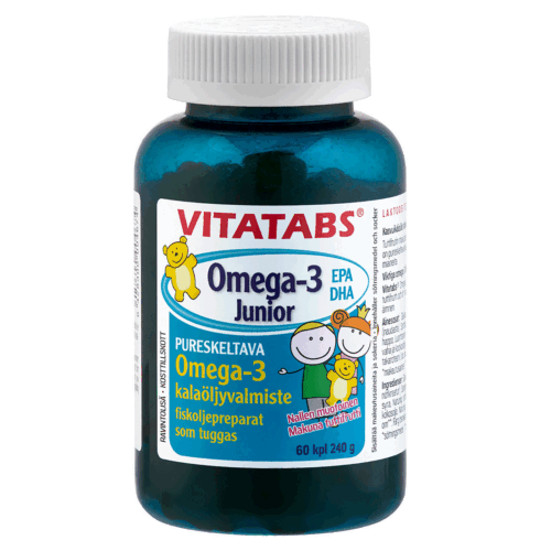 Vitatabs ® Omega-3 Junior, 60 gummies