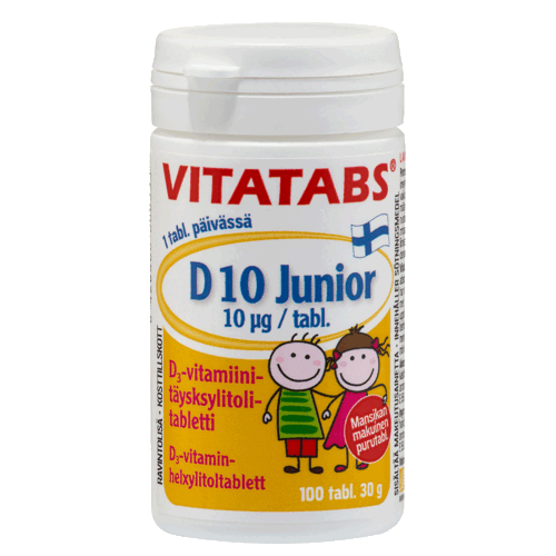 Vitatabs® D10 Junior, 100 tabl.