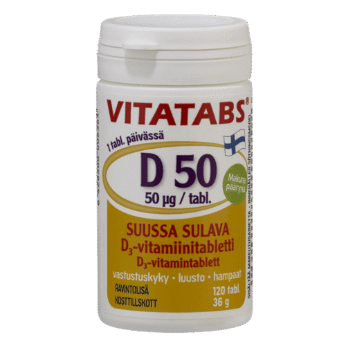 Vitatabs® D 50 Pear, 120 tabl.