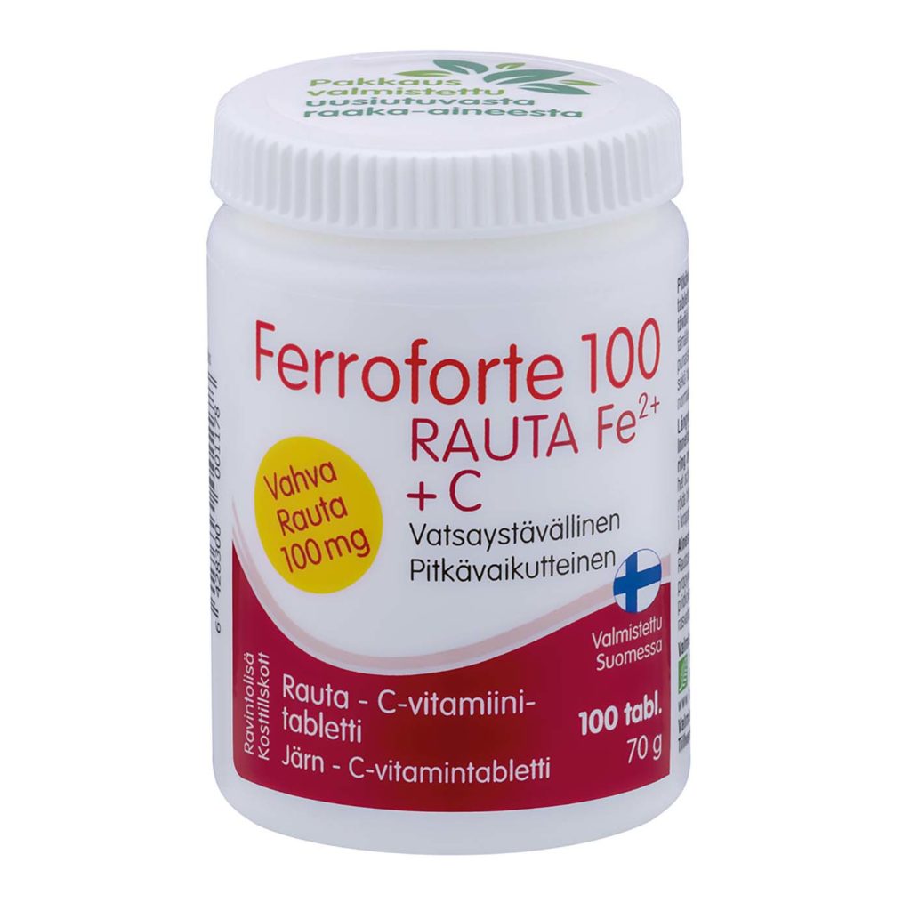 Ferroforte 100 vitamin C supplement