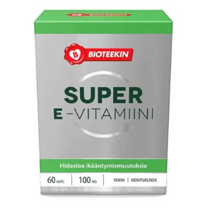 Super vitamin E 100mg, 60 caps.