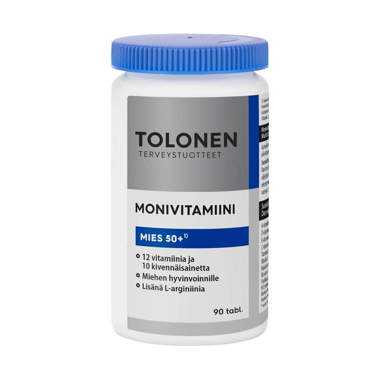 Multivitamins Men Over 50, 90 tabl. – Nordic Immunity Supplements