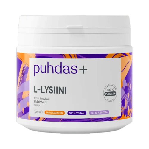L-lysine 200 g Puhdas+