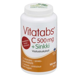 Vitatabs® C 500 mg + Zinc 10 mg, 100 tabl.