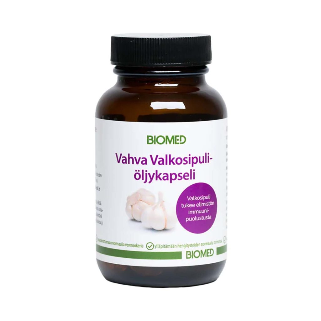 Strong Garlic Oil, 90 caps. Nordic Immunity Supplements