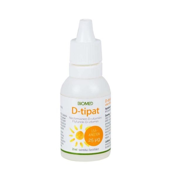 Vitamin D drops, 20ml Nordic Immunity Supplements