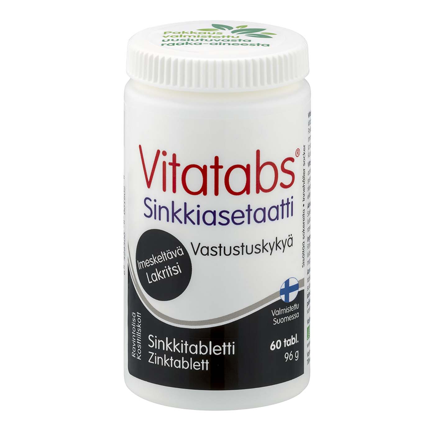Vitatabs ® Zinc acetate licorice, 60 tabl.