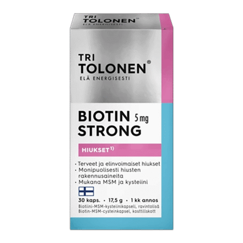 Biotin Strong 5mg complex, 30 caps.
