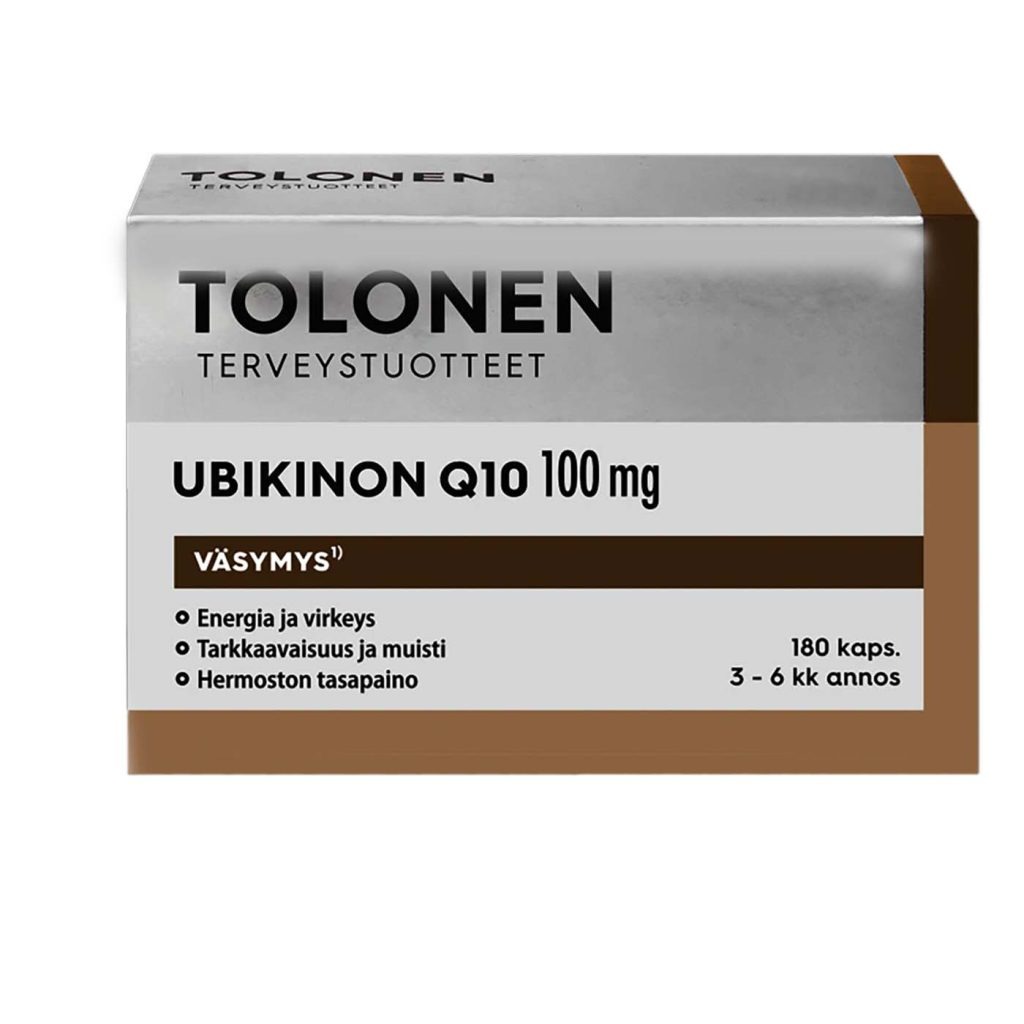 Ubiquinon 100mg Tolonen supplement