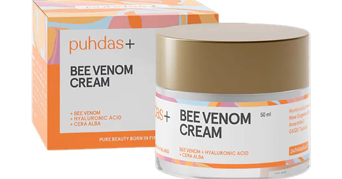 Bee Venom Face Cream, 50ml Nordic Immunity Supplements