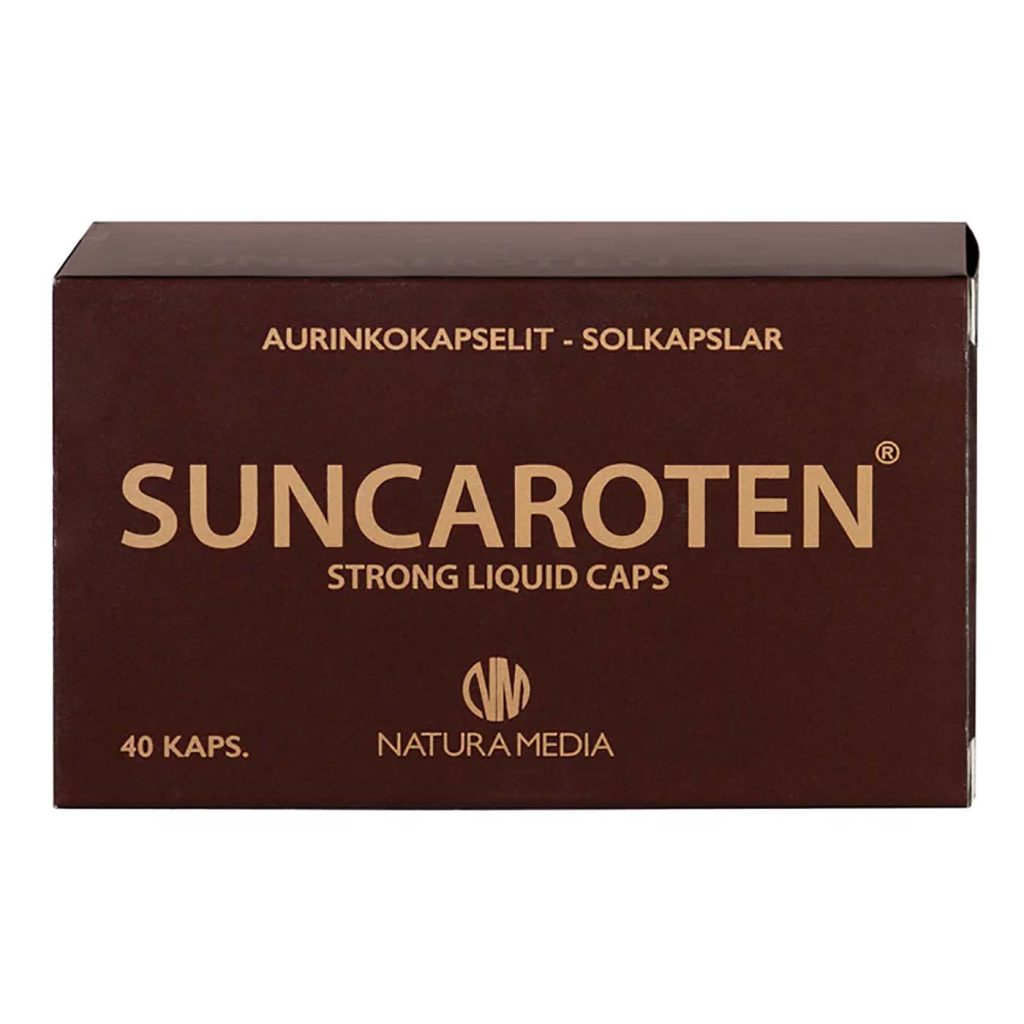 Suncaroten skin supplement
