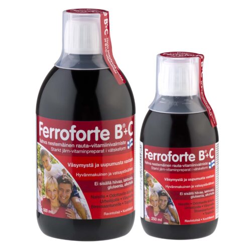 Ferroforte B+C 250ml 500ml pack