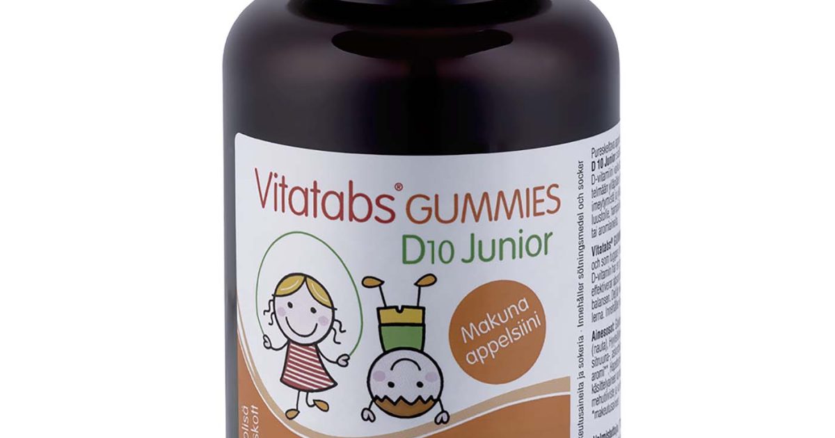 Vitatabs® Gummies D10 Junior, 60 pcs – Nordic Immunity Supplements