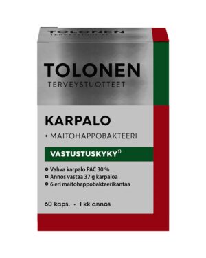 Tolonen Cranberry plus Lactic Acid bacteria supplement