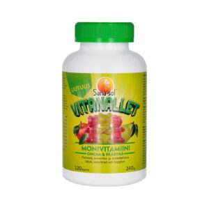 Vitanallet multivitamins pear apple taste gummies