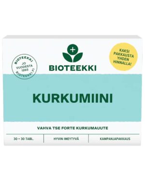 Curcumin turmeric Bioteekki supplement