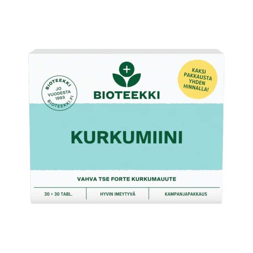 Curcumin turmeric Bioteekki supplement