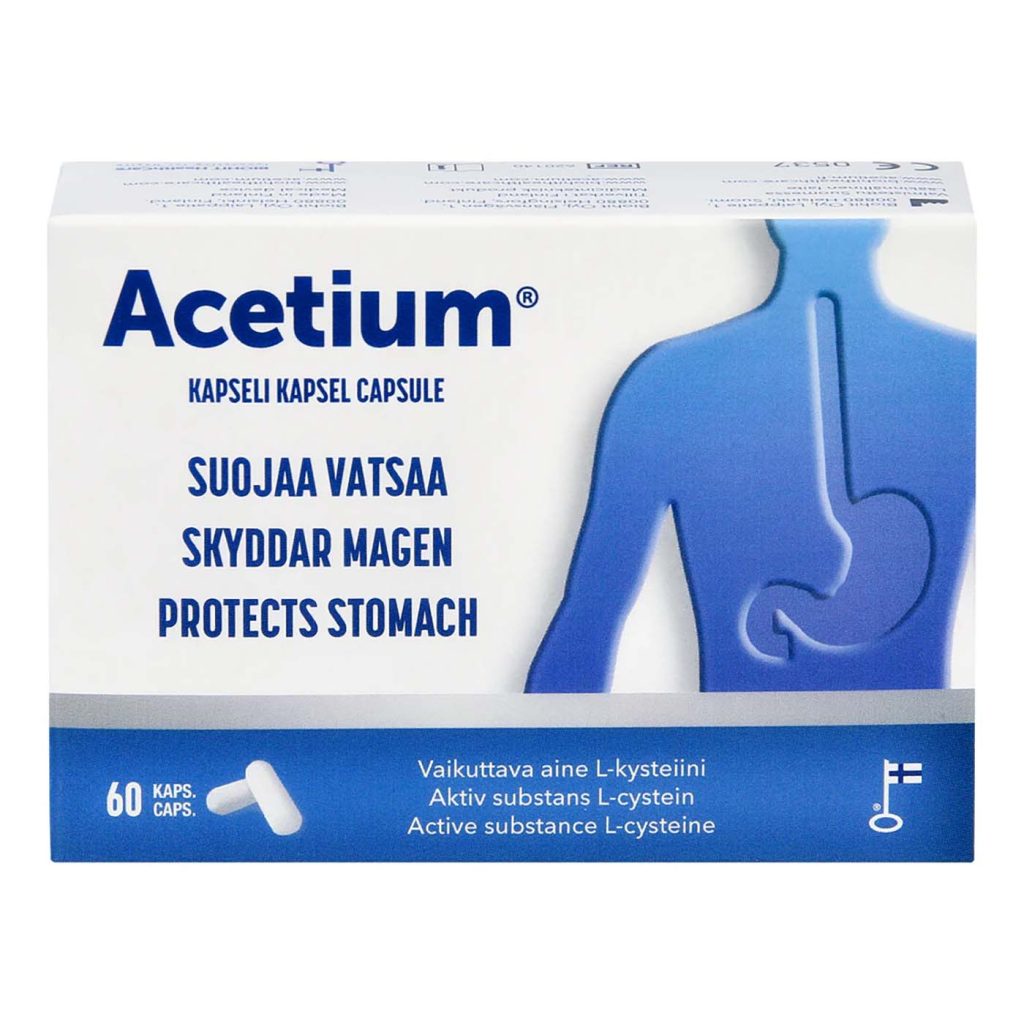 Acetium stomach protection
