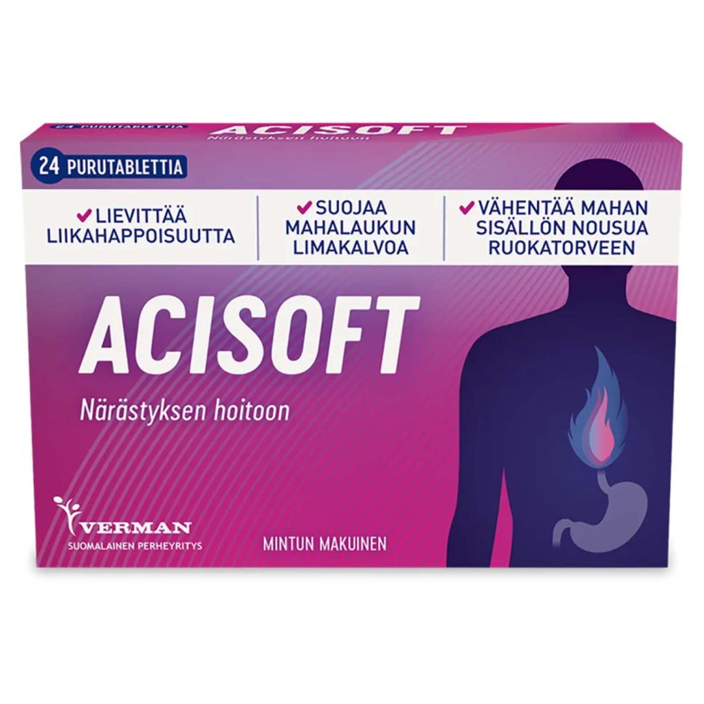 Acisoft heartburn remedy